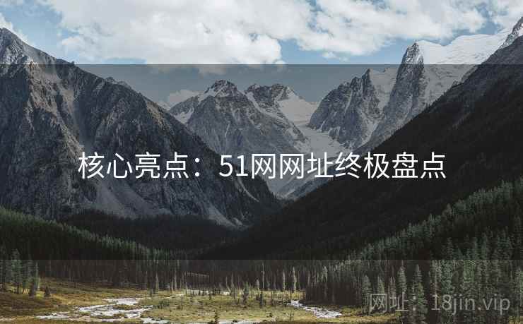 核心亮点：51网网址终极盘点