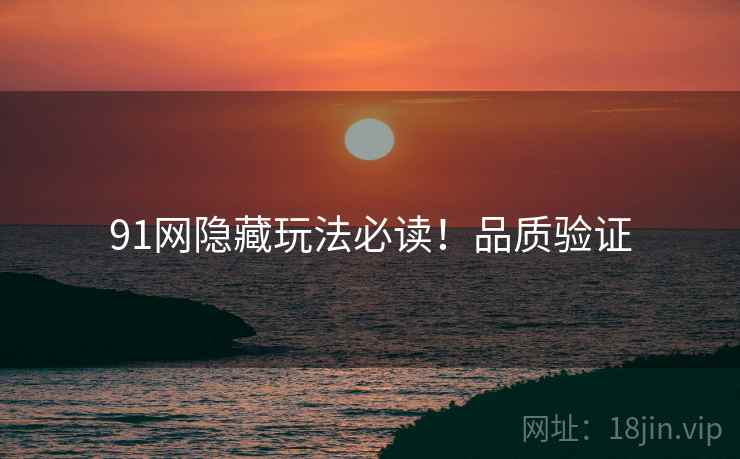 91网隐藏玩法必读！品质验证