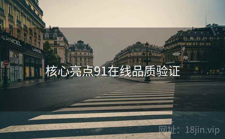 核心亮点91在线品质验证
