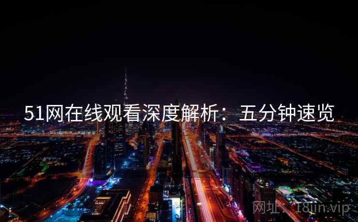 51网在线观看深度解析：五分钟速览